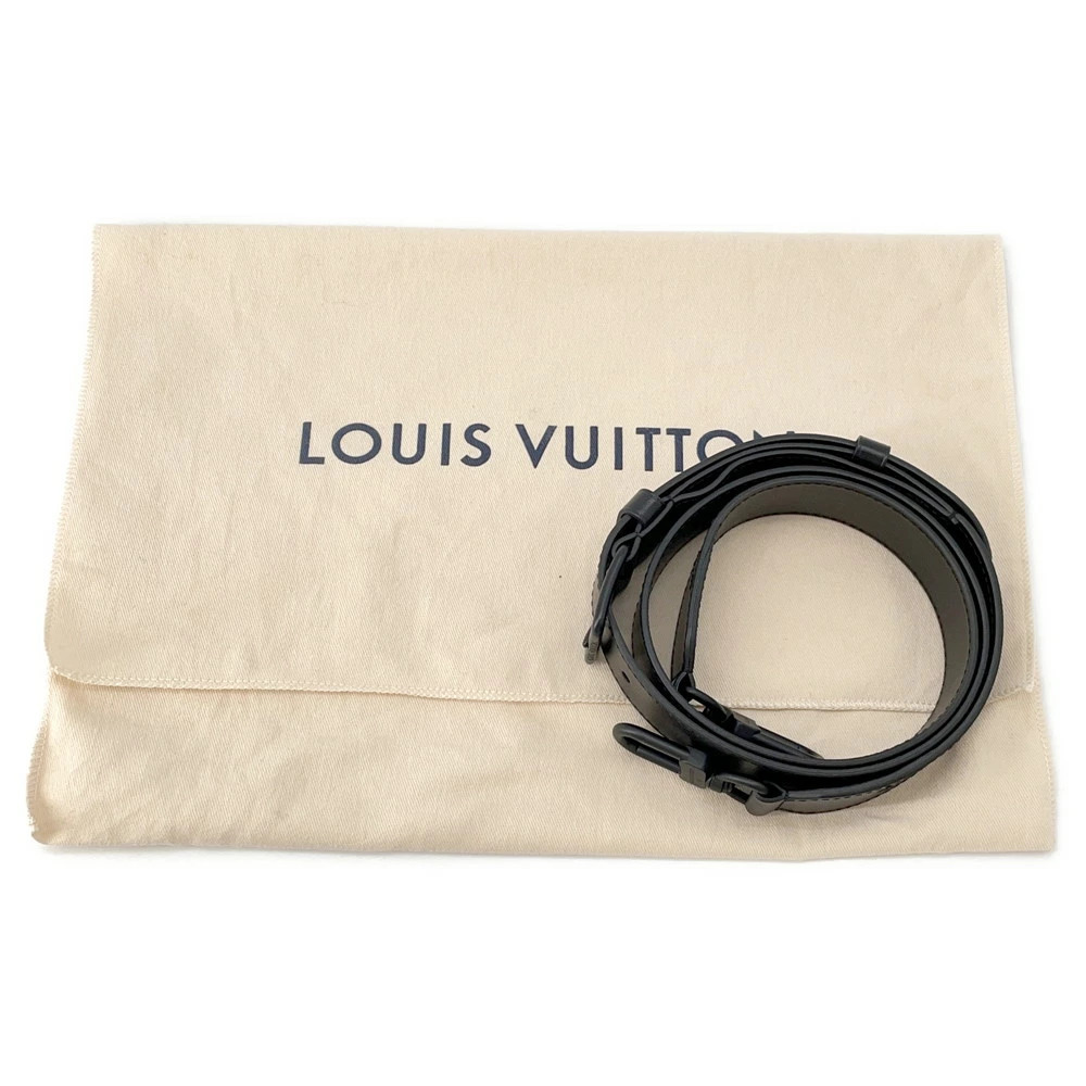 Louis Vuitton Shoulder Bag Monogram Eclipse Black Steamer Messenger Black - Picture 12 of 12
